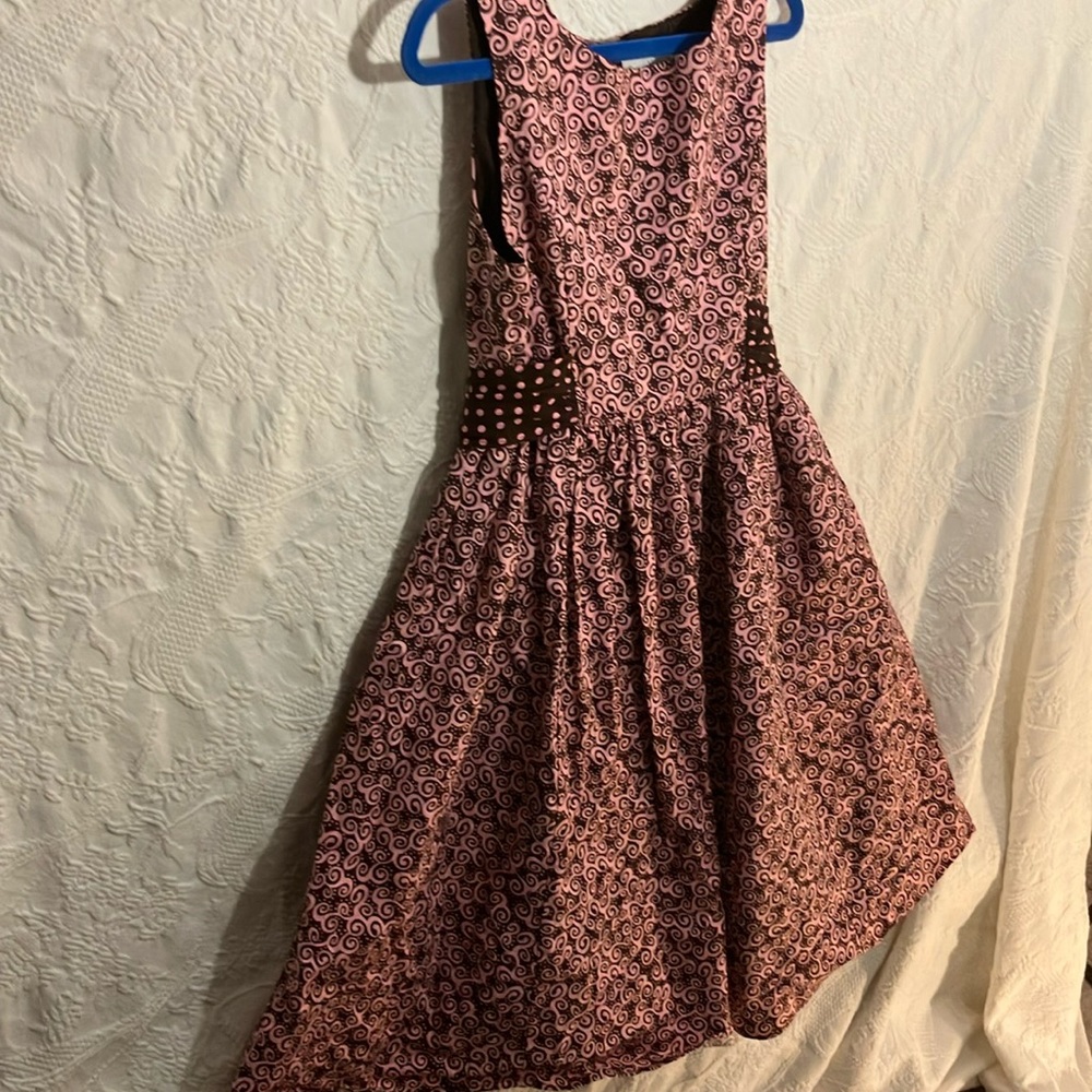 Brown and Pink dress